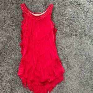 Red flapper costume